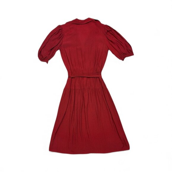 Bergdorf Goodman Vintage Red Swing Dress - Picture 4 of 4